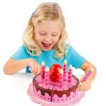 Tarta de Cumpleaños de juguete de madera Party Cake Molto
