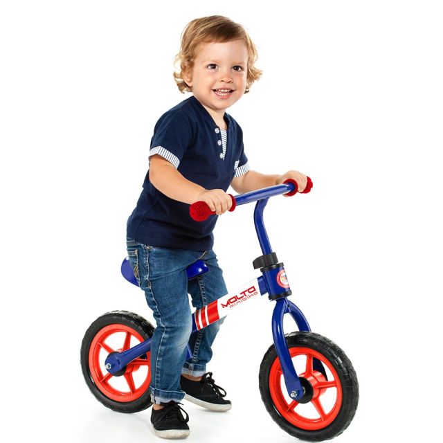 Bicicleta sin pedales infantil Minibike Azul Molto