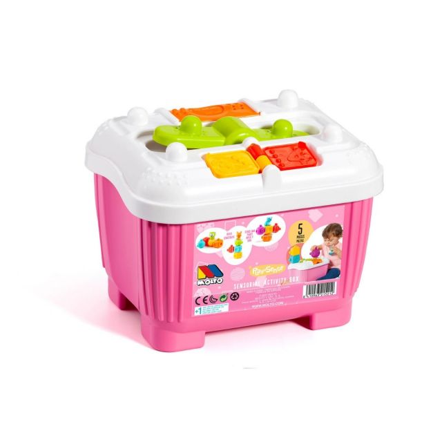 Molto Play&Sense pink activity box (5 pieces)
