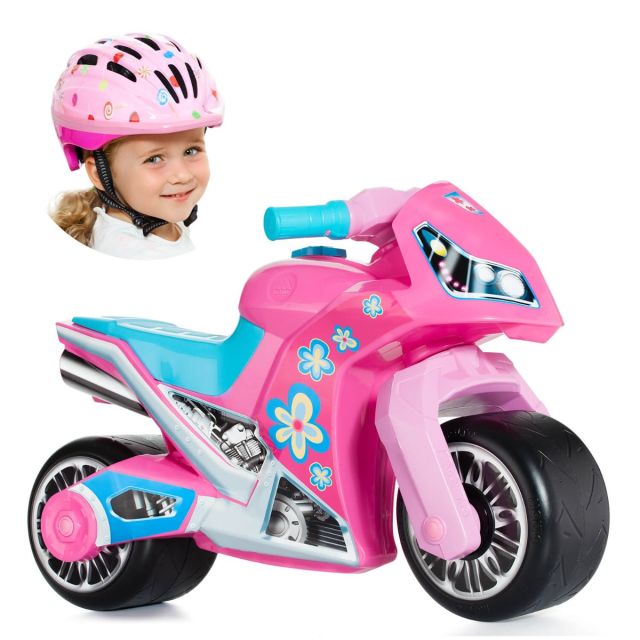 Lauflernhilfe Motorrad Molto Cross Premium Rosa + Helm MLT rosa 12222/WEB1