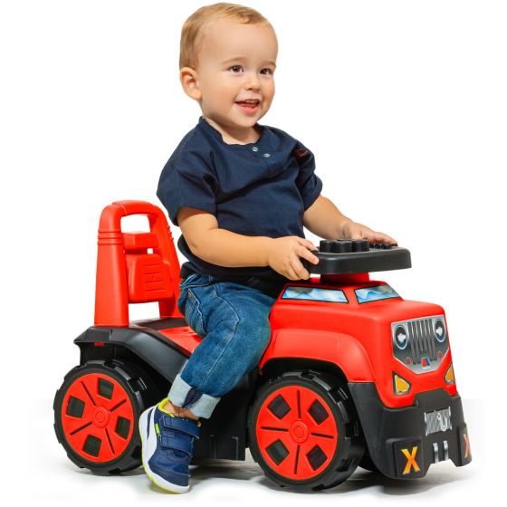 MOLTO Porteur enfant jouet camion 3en1 rouge