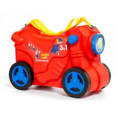 Kinderkoffer Molto Smiler Motorrad Koffer Rot