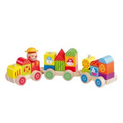 Tren de juguete de madera Happy Train Molto
