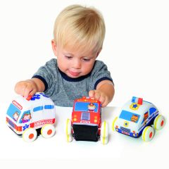 Molto soft friction powered fabric cars