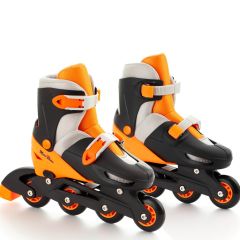 Patins à roulettes évolutifs Molto avec roues alignées pour enfants. Couleur orange. 23214