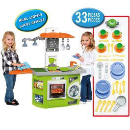 Cocina de juguete Molto Kitchen Electrónica + Set acc. cocina
