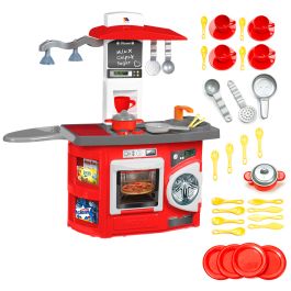 Cucina per bambini Molto Kitchen Elettronica Rossa + Accessori 13153/WEB2